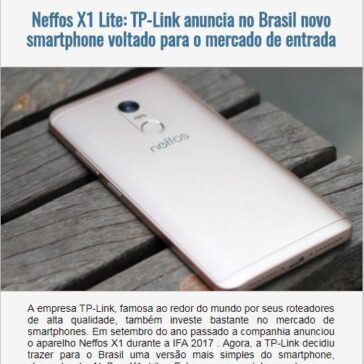 Neffos X1 Lite: TP-Link anuncia no Brasil novo smartphone voltado para o mercado de entrada – EexpoNews