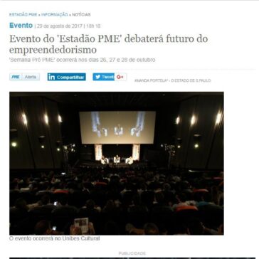Evento do ‘Estadão PME’ debaterá futuro do empreendedorismo – O Estado de São Paulo (PME)