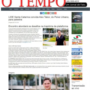 LIDE Santa Catarina convida Alex Tabor, do Peixe Urbano, para palestra – Gazeta das Praias