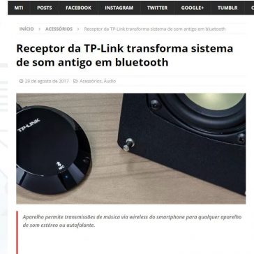 Receptor da TP-Link transforma sistema de som antigo em bluetooth – MIT