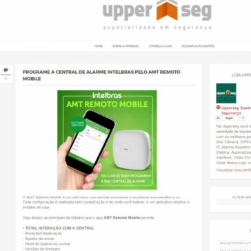 Programe a Central de Alarme Intelbras pelo AMT Remoto Mobile – UpperSeg
