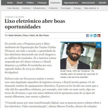 Lixo eletrônico abre boas oportunidades – Valor Econômico (Online)