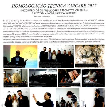 Homologação técnica Varcare 2017 – Cabelos & Cia
