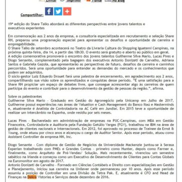 Share RH comemora 2 anos e trás reflexão sobre o mercado de trabalho – Difundir