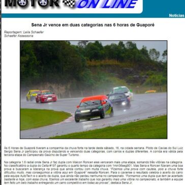Sena Jr vence em duas categorias nas 6 horas de Guaporé – Motor Online