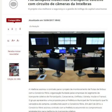Florianópolis moderniza transporte coletivo com circuito de câmeras da Intelbras – Digital Security