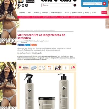 Vitrine: confira os lançamentos de setembro – Corpo a Corpo (On-line)