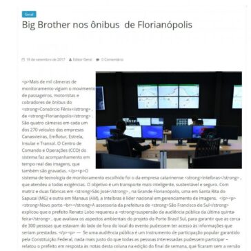Big Brother nos ônibus de Florianópolis – Jornal Floripa