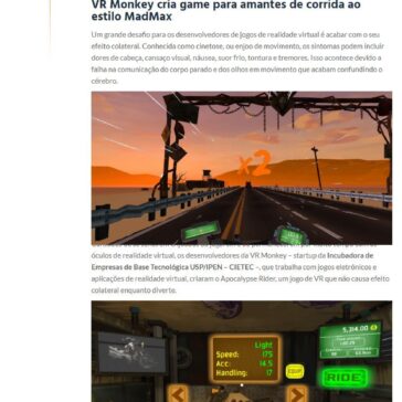 Empresa do Cietec lança jogo de realidade virtual que não causa efeito colateral – Mundo Nerd