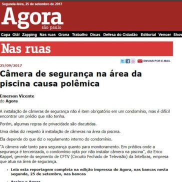Câmera de segurança na área da piscina causa polêmica – Agora São Paulo