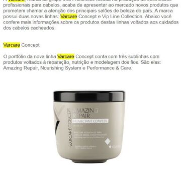 Lançamentos da Varcare trazem novidades para cabelos cacheados – Rede Press