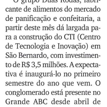 Duas Rodas investe R$ 3,5 mi e prevê a criação de 50 empregos – Diário do Grande ABC