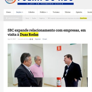 SBC expande relacionamento com empresas, em visita à Duas Rodas – Folha do ABC