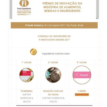 Confira os grandes vencedores do Fi Innovation Awards 2017! – Alimentos e Bebidas