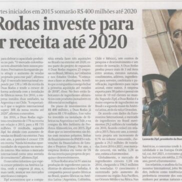 Duas Rodas investe para dobrar receita até 2020 – Valor Econômico