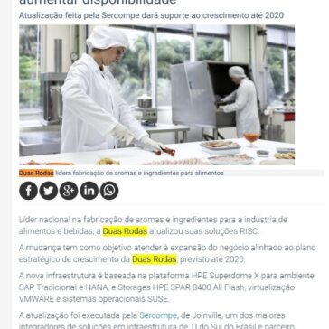 Duas Rodas muda plataforma de TI para aumentar disponibilidade – Noticenter