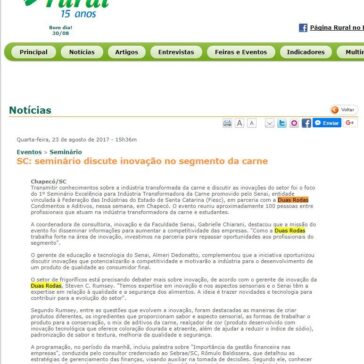 SC: seminário discute inovação no segmento da carne – Página Rural