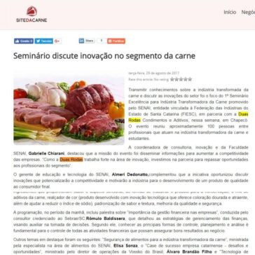 Seminário discute inovação no segmento da carne – Site da Carne