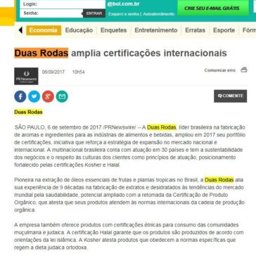 Duas Rodas amplia certificações internacionais – BOL