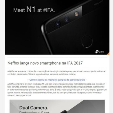 Neffos lança novo smartphone na IFA 2017 – Teche net