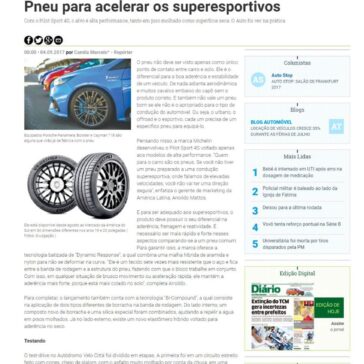 Pneu para acelerar os superesportivos – Diário do Nordeste (On-line)
