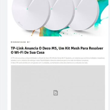 TP-Link anuncia o Deco M5, um kit mesh para resolver o Wi-Fi de sua casa – 24Brasil