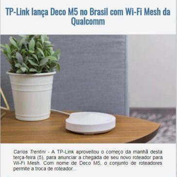 TP-Link lança Deco M5 no Brasil com Wi-Fi Mesh da Qualcomm – EexpoNews