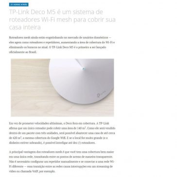 TP-Link Deco M5 é um sistema de roteadores Wi-Fi mesh para cobrir sua casa inteira – IDAngola