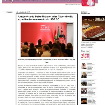 A trajetória do Peixe Urbano: Alex Tabor dividiu experiências em evento do LIDE SC – Agito Social