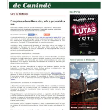 Franquias automotivas: sim, vale a pena abrir a sua – Diário de Canindé