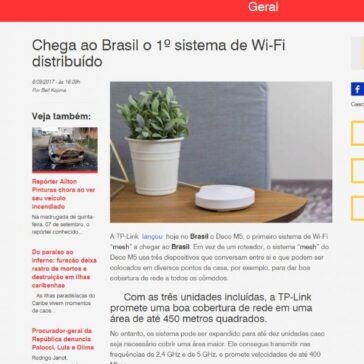 Chega ao Brasil o 1° sistema de Wi-Fi distribuído – Repórter Coragem