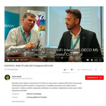 PAPOFÁCIL #048 TP-LINK WiFi Inteligente DECO M5 – You Tube