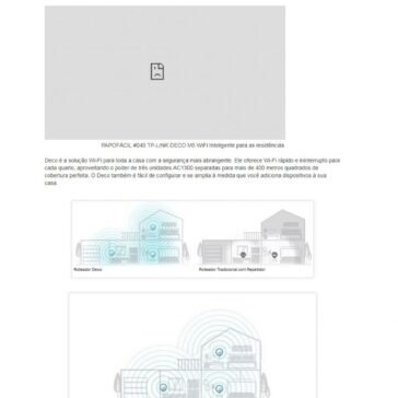 #048 TP-LINK DECO M5 WiFi Inteligente para as residências –  Papo Fácil