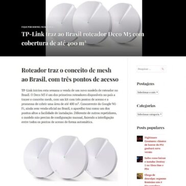 TP-Link traz ao Brasil roteador Deco M5 com cobertura de até 400 m² – Central de Notícias RMS