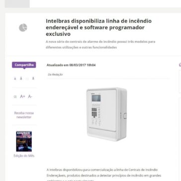 Intelbras disponibiliza linha de incêndio endereçável e software programador exclusivo – Church Technology