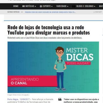 Rede de lojas de tecnologia usa a rede YouTube para divulgar marcas e produtos – Por Dentro de Minas