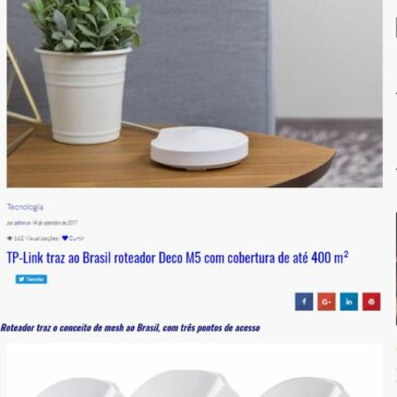 TP-Link traz ao Brasil roteador Deco M5 com cobertura de até 400 m² – CF Now