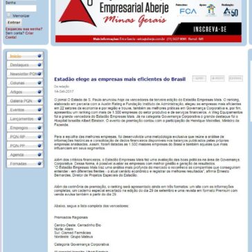 Estadão elege as empresas mais eficientes do Brasil – PQN – O Portal da Comunicação