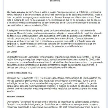 Intelbras reforça seu comprometimento de ‘estar sempre próxima’ do cliente – UOL