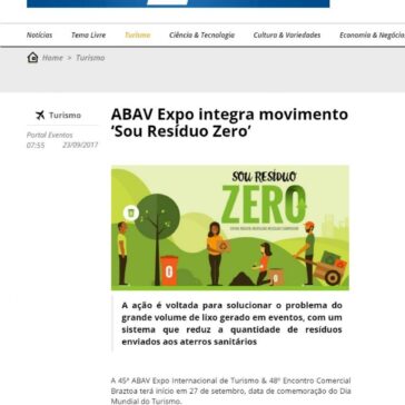 ABAV Expo integra movimento ‘Sou Resíduo Zero’ – Aracaju Magazine