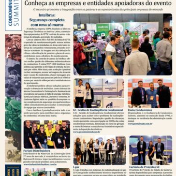Conheça as empresas e entidades apoiadoras do evento – Jornal dos Condomínios