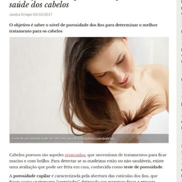 Conheça o teste de porosidade que avalia a saúde dos cabelos – A Revista da Mulher