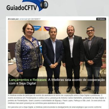 A Intelbras sela acordo de cooperação com a Seja Digital – Guia do CFTV