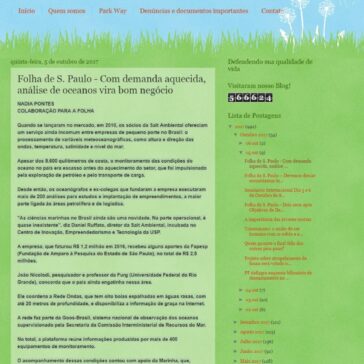 Folha de S. Paulo – Com demanda aquecida, análise de oceanos vira bom negócio – APWR