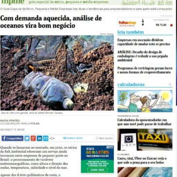 Com demanda aquecida, análise de oceanos vira bom negócio – Folha de S. Paulo (On-line)
