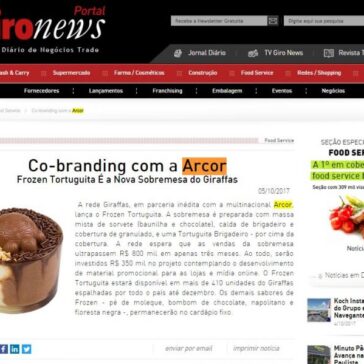 Co-branding com a Arcor – Giro News