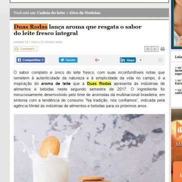 Duas Rodas lança aroma que resgata o sabor do leite fresco integral – MilkPoint