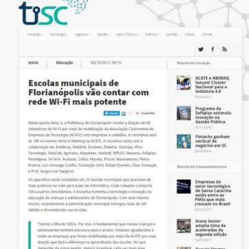 Escolas municipais de Florianópolis vão contar com rede Wi-Fi mais potente – Ti SC