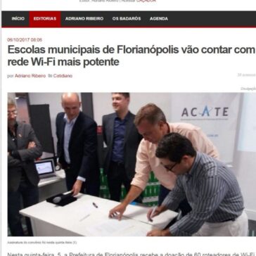 Escolas municipais de Florianópolis vão contar com rede Wi – Informe Online/SC