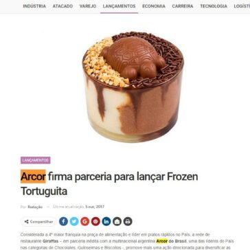 Arcor firma parceria para lançar Frozen Tortuguita – Newtrade